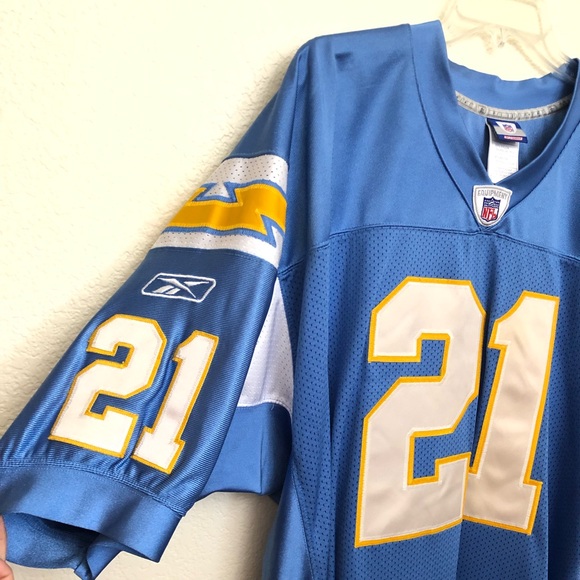 REEBOK Equipment NFL Sz 52 Stitched Jersey LaDainian Tomlinson #21 Chargers - Picture 4 of 16